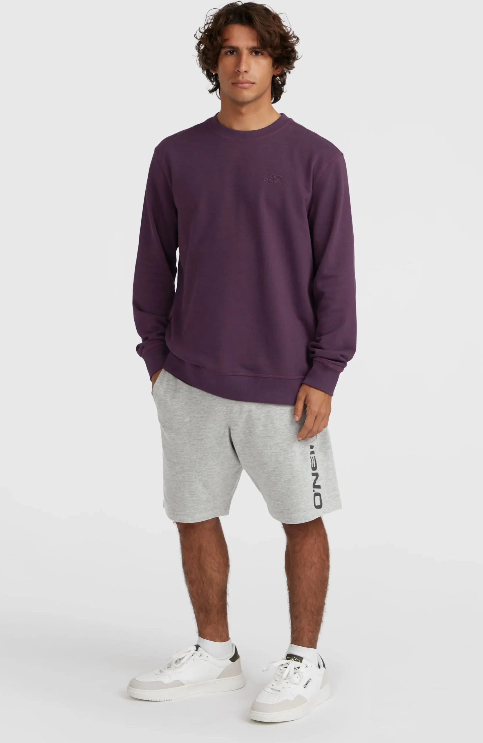 Homme O'Neill Shorts|Protection Anti-Uv-HommesSweatshort à logo | Gris