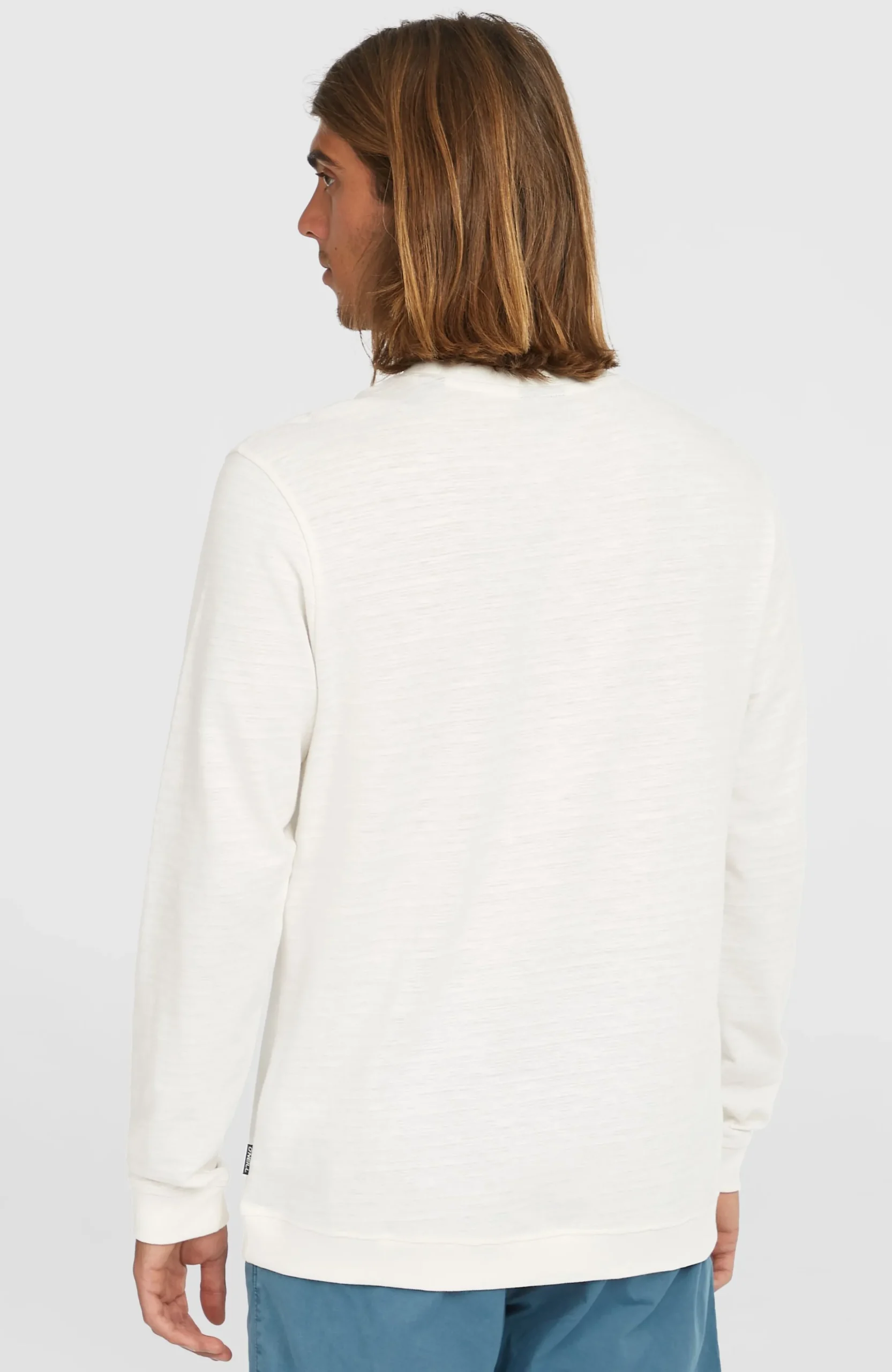 Homme O'Neill T-Shirts|Protection Anti-Uv-HommesT-shirt à manches longues Slub | Blanc