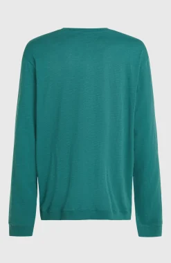 Homme O'Neill T-Shirts|Protection Anti-Uv-HommesT-shirt à manches longues Slub| Vert