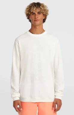 Homme O'Neill T-Shirts|Protection Anti-Uv-HommesT-shirt à manches longues Slub| Blanc