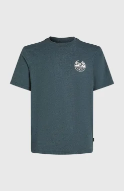 Homme O'Neill T-Shirts|Protection Anti-Uv-HommesT-shirt Back Print| Bleu
