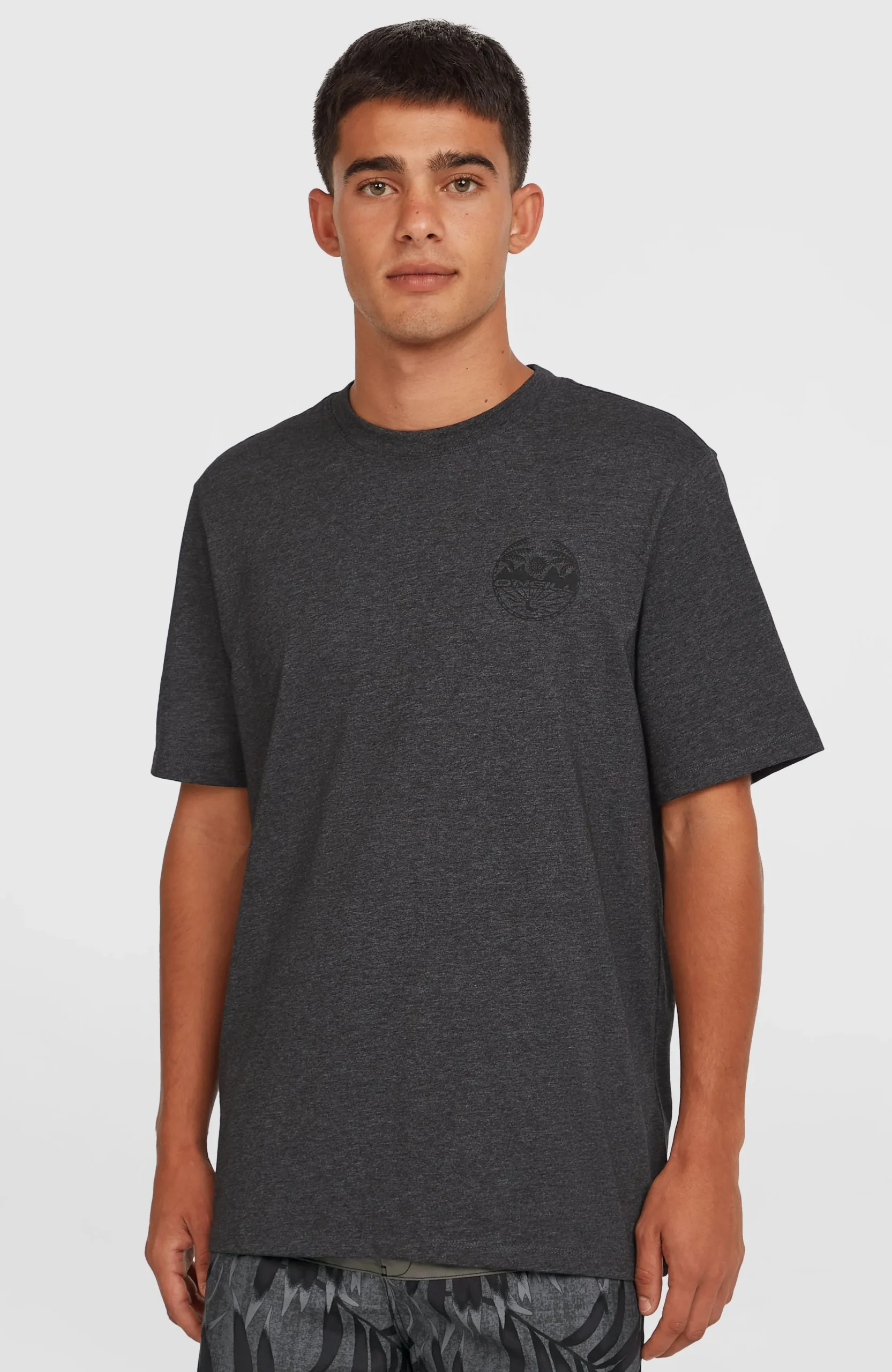 Homme O'Neill T-Shirts|Protection Anti-Uv-HommesT-shirt Back Print| Noire
