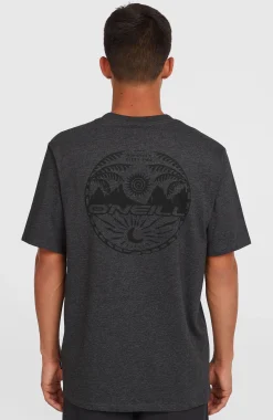 Homme O'Neill T-Shirts|Protection Anti-Uv-HommesT-shirt Back Print| Noire