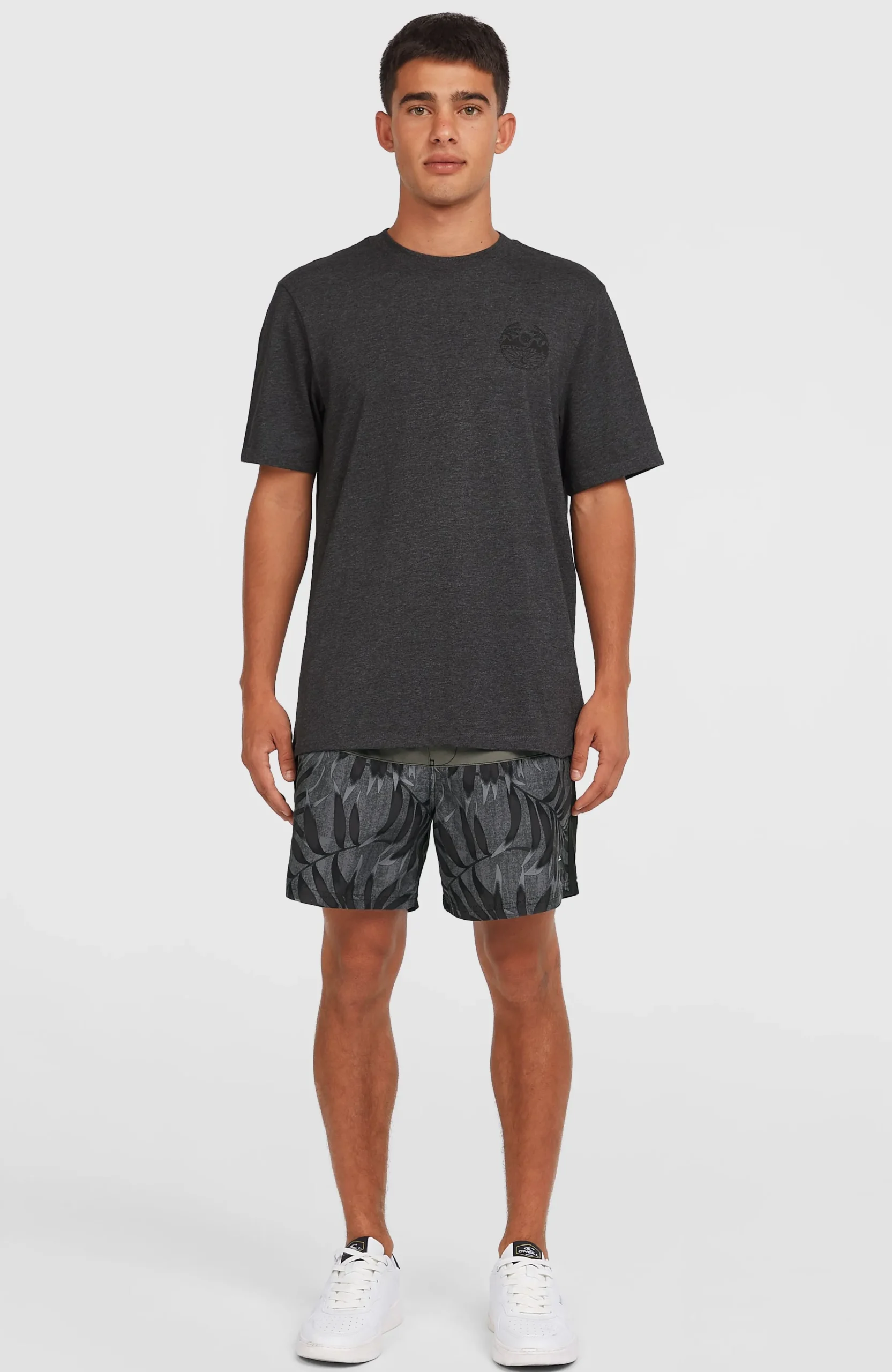 Homme O'Neill T-Shirts|Protection Anti-Uv-HommesT-shirt Back Print| Noire