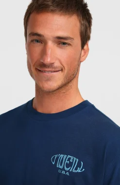 Homme O'Neill T-Shirts|Protection Anti-Uv-HommesT-shirt Box Logo| Bleu