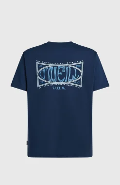 Homme O'Neill T-Shirts|Protection Anti-Uv-HommesT-shirt Box Logo| Bleu