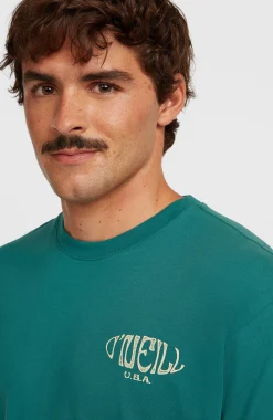 Homme O'Neill T-Shirts|Protection Anti-Uv-HommesT-shirt Box Logo| Vert