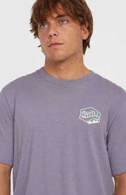 Homme O'Neill T-Shirts|Protection Anti-Uv-HommesT-shirt Box Logo| Violet