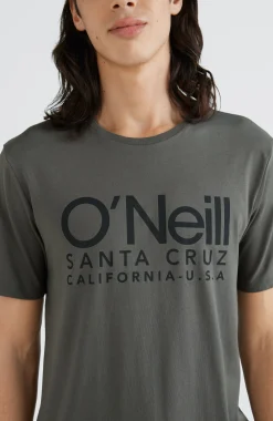 Homme O'Neill T-Shirts|Protection Anti-Uv-HommesT-shirt Cali Original| Vert