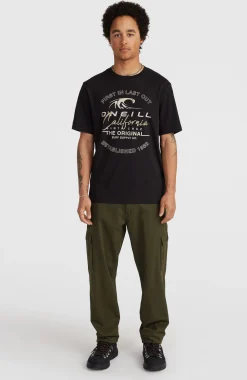 Homme O'Neill T-Shirts|Protection Anti-Uv-HommesT-shirt Cali Wave| Noire