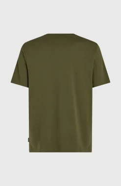 Homme O'Neill T-Shirts|Protection Anti-Uv-HommesT-shirt Cali Wave| Vert
