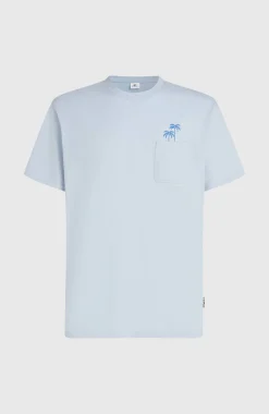 Homme O'Neill T-Shirts|Protection Anti-Uv-HommesT-shirt Chest Pocket| Bleu