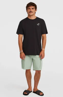 Homme O'Neill T-Shirts|Protection Anti-Uv-HommesT-shirt Chest Pocket| Noire