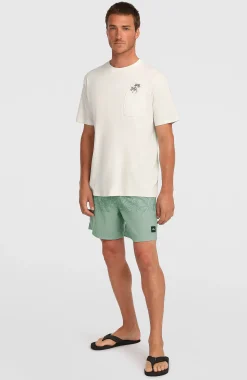 Homme O'Neill T-Shirts|Protection Anti-Uv-HommesT-shirt Chest Pocket| Blanc