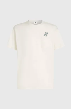 Homme O'Neill T-Shirts|Protection Anti-Uv-HommesT-shirt Chest Pocket| Blanc