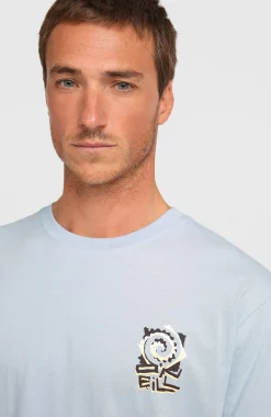 Homme O'Neill T-Shirts|Protection Anti-Uv-HommesT-shirt Chest Print| Bleu