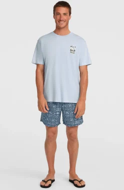 Homme O'Neill T-Shirts|Protection Anti-Uv-HommesT-shirt Chest Print| Bleu