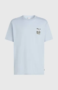 Homme O'Neill T-Shirts|Protection Anti-Uv-HommesT-shirt Chest Print| Bleu