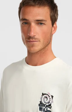 Homme O'Neill T-Shirts|Protection Anti-Uv-HommesT-shirt Chest Print| Blanc