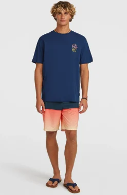 Homme O'Neill T-Shirts|Protection Anti-Uv-HommesT-shirt Chest Print| Bleu