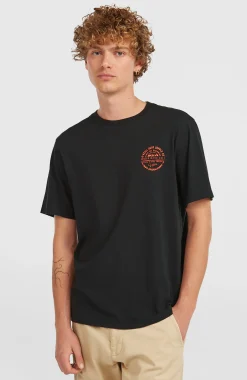 Homme O'Neill T-Shirts|Protection Anti-Uv-HommesT-shirt Chest Print| Noire