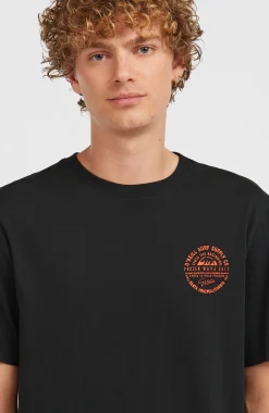 Homme O'Neill T-Shirts|Protection Anti-Uv-HommesT-shirt Chest Print| Noire