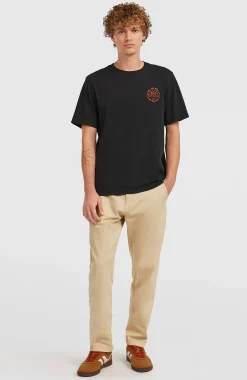 Homme O'Neill T-Shirts|Protection Anti-Uv-HommesT-shirt Chest Print| Noire