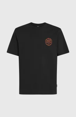 Homme O'Neill T-Shirts|Protection Anti-Uv-HommesT-shirt Chest Print| Noire