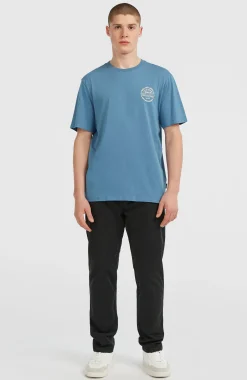 Homme O'Neill T-Shirts|Protection Anti-Uv-HommesT-shirt Chest Print| Bleu