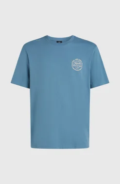Homme O'Neill T-Shirts|Protection Anti-Uv-HommesT-shirt Chest Print| Bleu