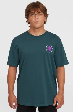 Homme O'Neill T-Shirts|Protection Anti-Uv-HommesT-shirt Chest Print| Bleu