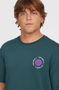Homme O'Neill T-Shirts|Protection Anti-Uv-HommesT-shirt Chest Print| Bleu