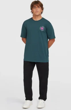Homme O'Neill T-Shirts|Protection Anti-Uv-HommesT-shirt Chest Print| Bleu