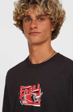 Homme O'Neill T-Shirts|Protection Anti-Uv-HommesT-shirt Essentials 90s Logo| Noire