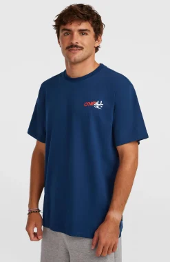 Homme O'Neill T-Shirts|Protection Anti-Uv-HommesT-shirt Essentials 90s Graphic| Bleu