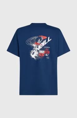 Homme O'Neill T-Shirts|Protection Anti-Uv-HommesT-shirt Essentials 90s Graphic| Bleu
