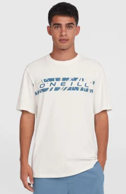 Homme O'Neill T-Shirts|Protection Anti-Uv-HommesT-shirt Front Graphic| Blanc