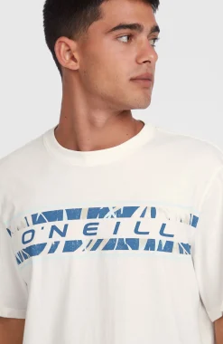 Homme O'Neill T-Shirts|Protection Anti-Uv-HommesT-shirt Front Graphic| Blanc