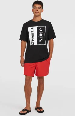 Homme O'Neill T-Shirts|Protection Anti-Uv-HommesT-shirt Front Print| Noire