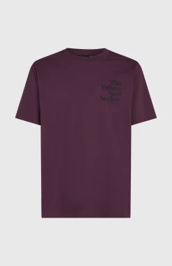 Homme O'Neill T-Shirts|Protection Anti-Uv-HommesT-shirt Future Surf Society| Violet