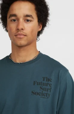 Homme O'Neill T-Shirts|Protection Anti-Uv-HommesT-shirt Future Surf Society| Bleu
