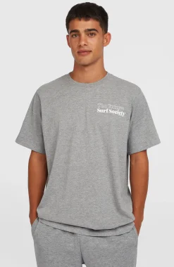 Homme O'Neill T-Shirts|Protection Anti-Uv-HommesT-shirt Future Surf Society| Gris