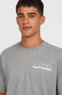 Homme O'Neill T-Shirts|Protection Anti-Uv-HommesT-shirt Future Surf Society| Gris