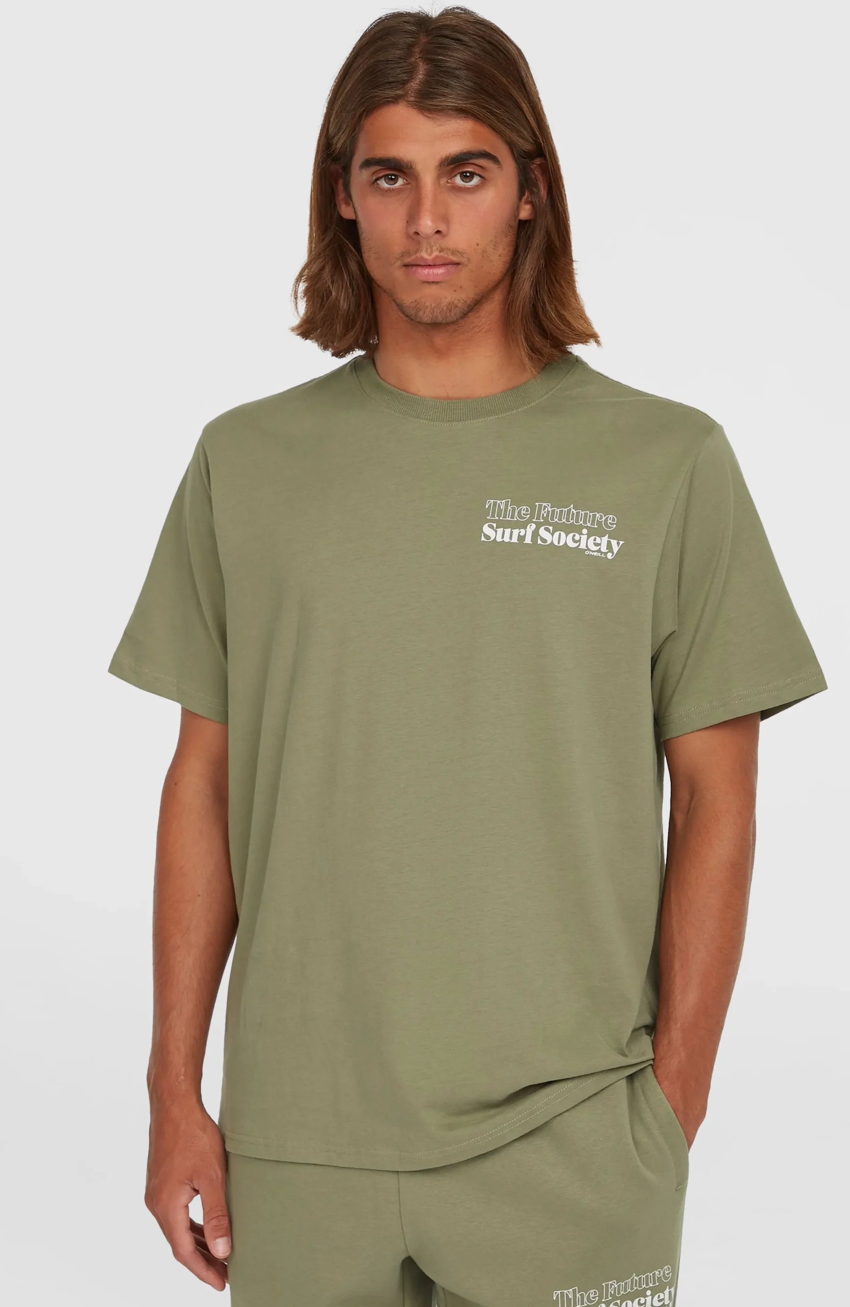 Homme O'Neill T-Shirts|Protection Anti-Uv-HommesT-shirt Future Surf Society| Vert