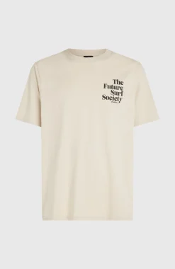 Homme O'Neill T-Shirts|Protection Anti-Uv-HommesT-shirt Future Surf Society| Beige