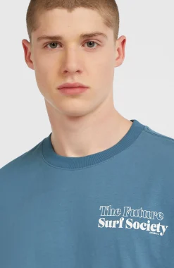 Homme O'Neill T-Shirts|Protection Anti-Uv-HommesT-shirt Future Surf Society| Bleu