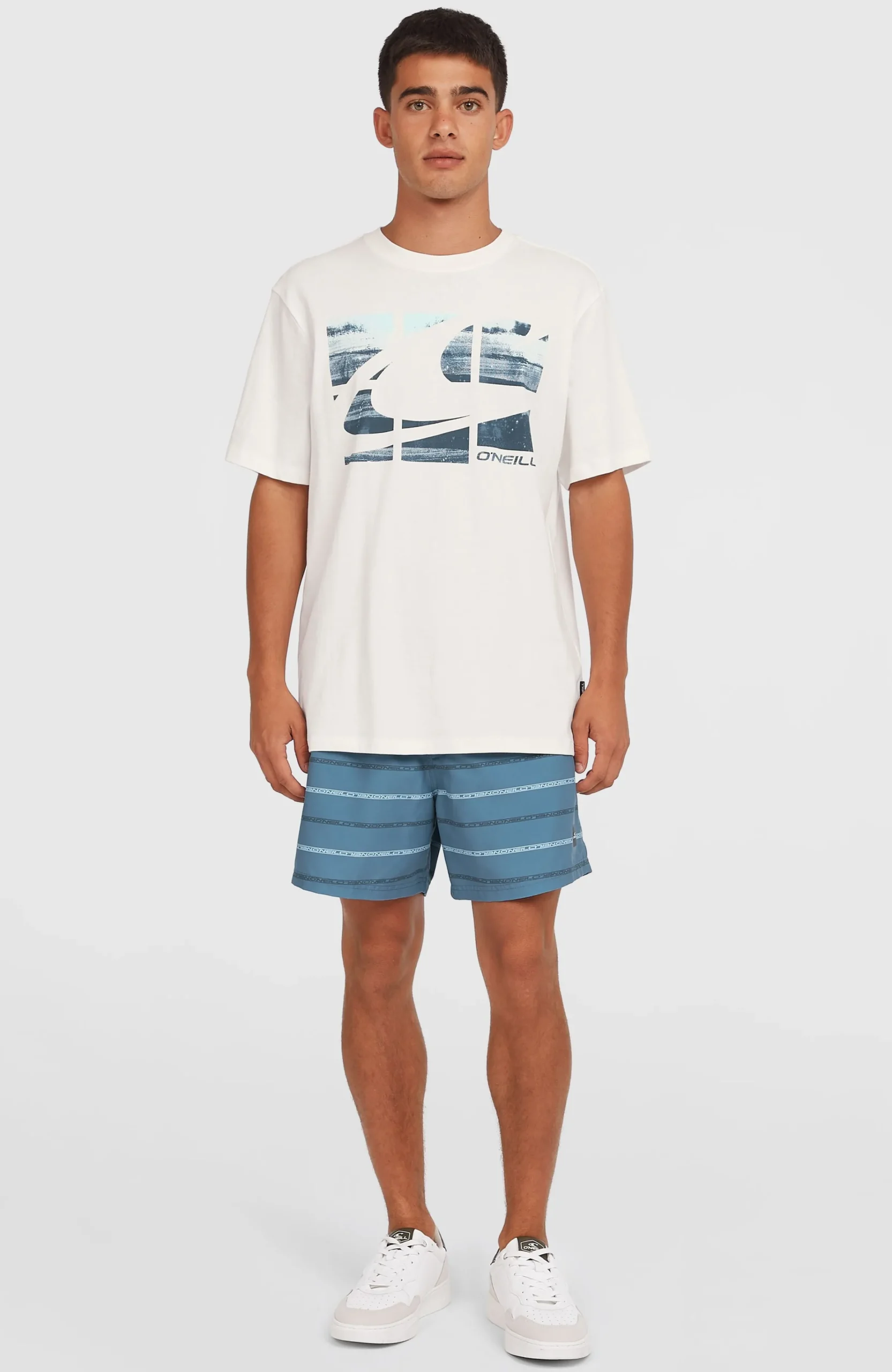 Homme O'Neill T-Shirts|Protection Anti-Uv-HommesT-shirt Gradient| Blanc