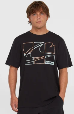 Homme O'Neill T-Shirts|Protection Anti-Uv-HommesT-shirt Gradient| Noire