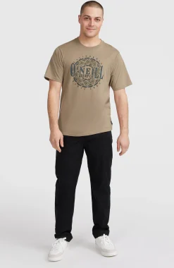 Homme O'Neill T-Shirts|Protection Anti-Uv-HommesT-shirt Ikat Graphic| Brun