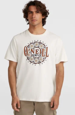 Homme O'Neill T-Shirts|Protection Anti-Uv-HommesT-shirt Ikat Graphic| Blanc